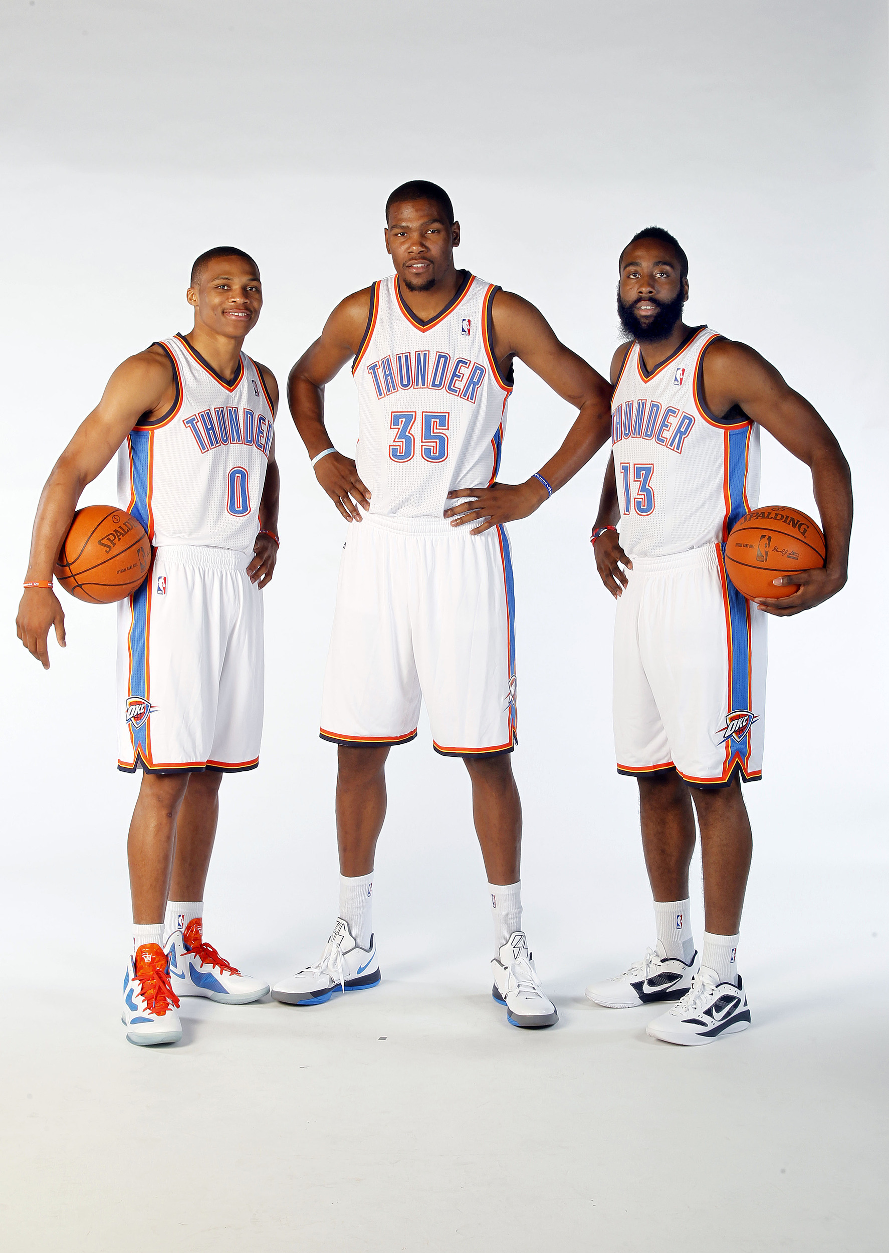 🥺雷霆上次进总决赛阵容：杜兰特+威少+伊巴卡+塞弗洛沙+帕金斯、哈登第六人